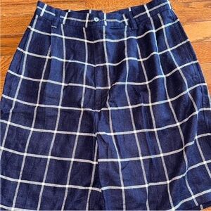 Ruff Hewn Navy Checkered Pants